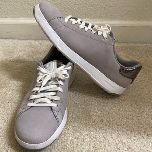 Cole Haan Lavender Gray Low Top Sneakers